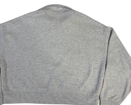 NBA Los Angeles Lakers Grey Quarter-Zip Cropped Sweatshirt