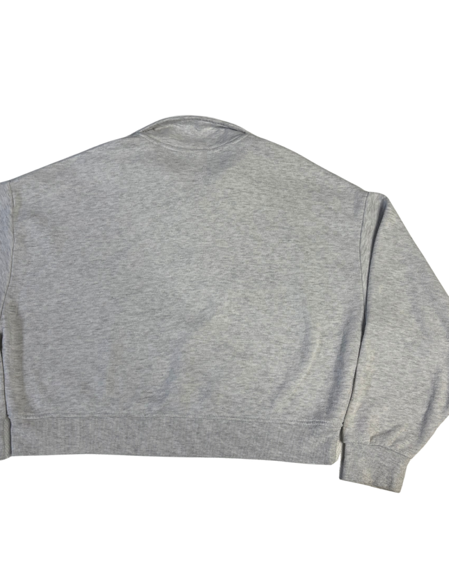 NBA Los Angeles Lakers Grey Quarter-Zip Cropped Sweatshirt