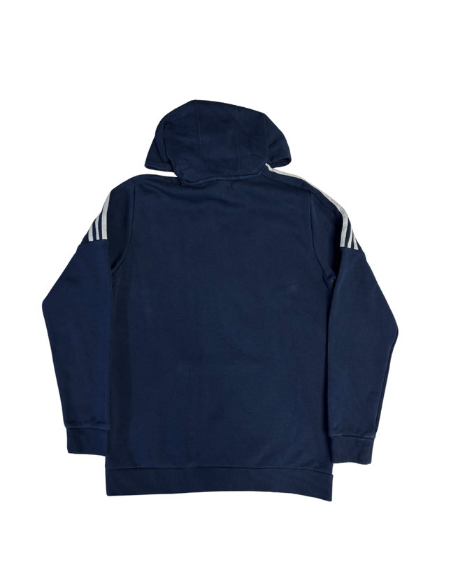 Adidas Navy Blue Graphic Worldwide Sport Hoodie