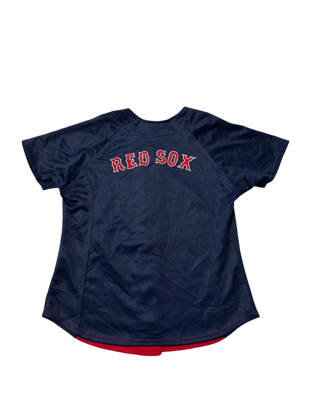 Nike Red/Navy Boston Red Sox Button-Up Baseball Jersey