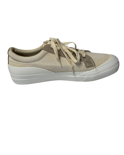 Levi's Cream Canvas Sneakers