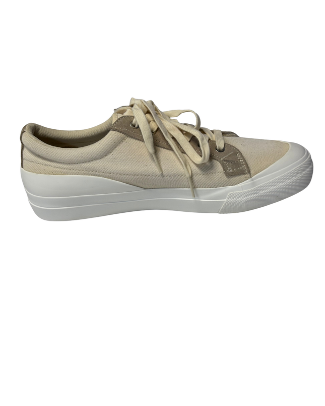 Levi's Cream Canvas Sneakers