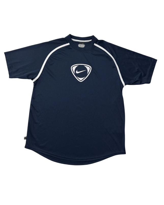 Nike Navy Swoosh Sports T-Shirt