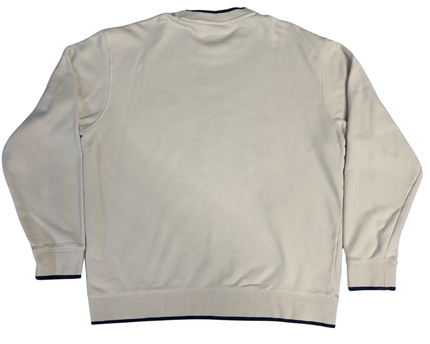 Adidas Cream Graphic Crewneck Sweatshirt