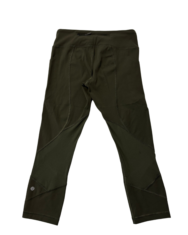 Lululemon Olive Green All The Right Places Crop Leggings