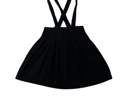 ASOS DESIGN Black Suspender Mini Skirt