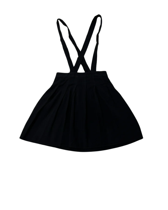 ASOS DESIGN Black Suspender Mini Skirt