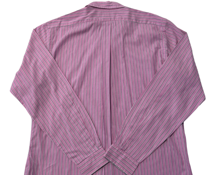 Polo Ralph Lauren Men's Pink Striped Classic Fit Button Down Shirt