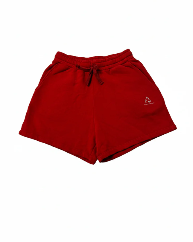nu-in Red Sustainable Cotton Sweat Shorts W/Tags