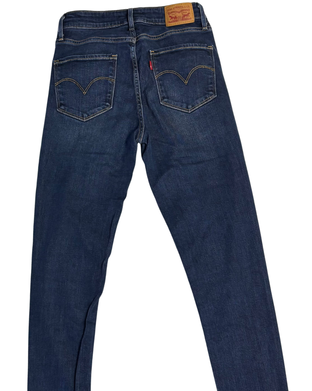Levi's 721 High Rise Skinny Dark Blue Jeans