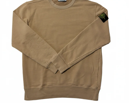 Stone Island Tan Crewneck Sweatshirt