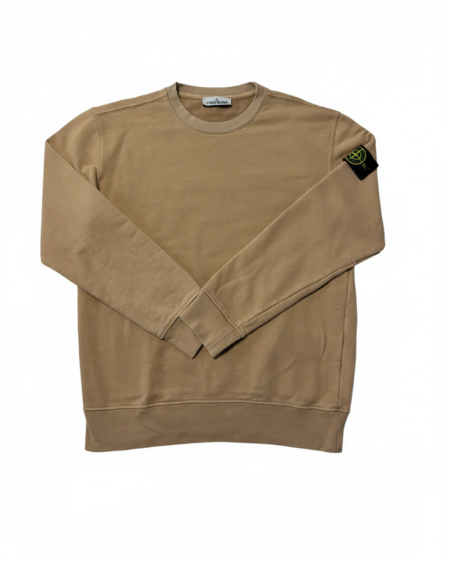Stone Island Tan Crewneck Sweatshirt