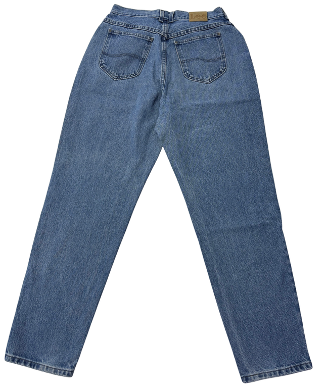 Lee High-Waisted Blue Tapered Leg Jeans