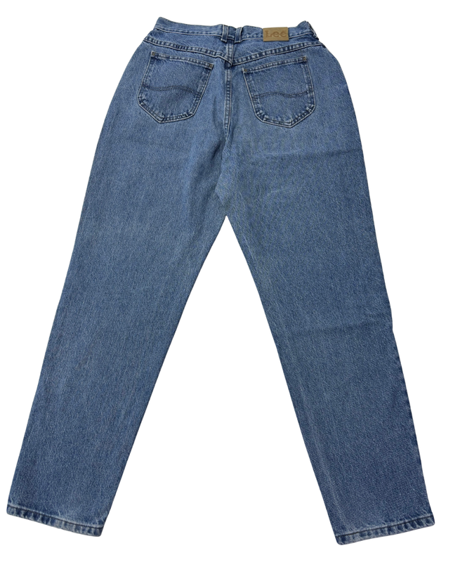 Lee High-Waisted Blue Tapered Leg Jeans
