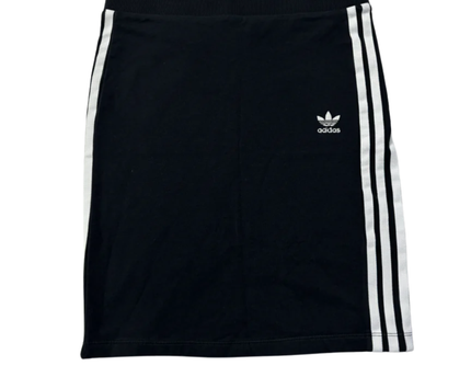 Adidas Black 3-Stripes Athletic Mini Skirt