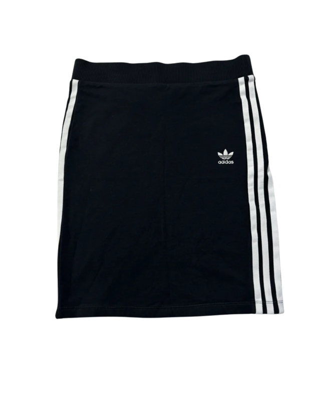 Adidas Black 3-Stripes Athletic Mini Skirt