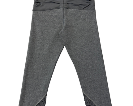 Lululemon Grey Ruched Crop Leggings
