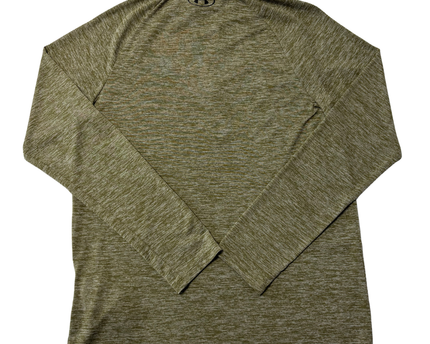 Under Armour Green Heathered Quarter-Zip Sports Upper