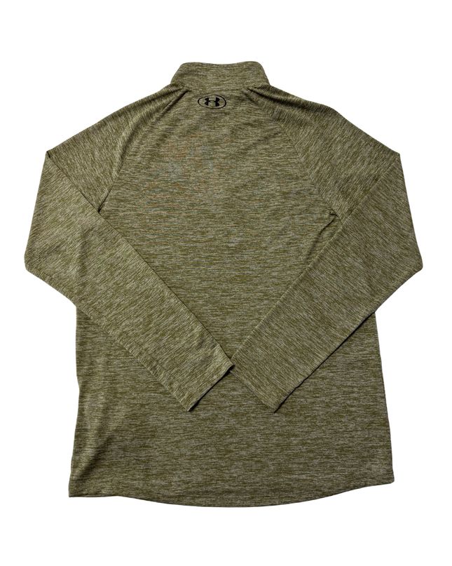 Under Armour Green Heathered Quarter-Zip Sports Upper