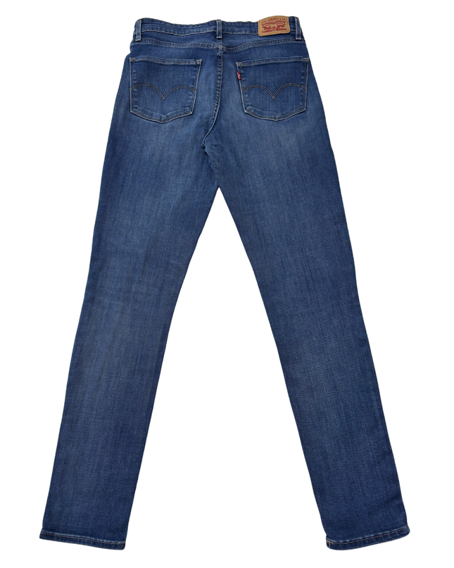 Levi's Blue 721 High Rise Skinny Jeans