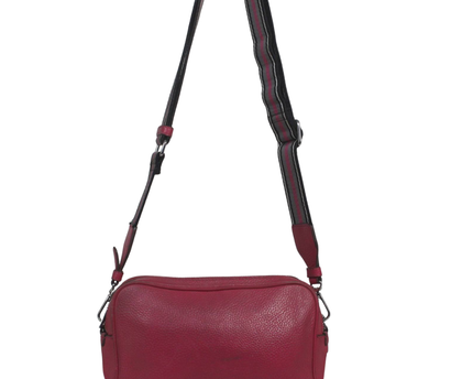 DKNY Pink Pebbled Leather Crossbody Bag