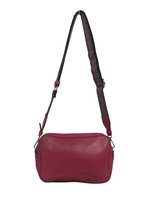 DKNY Pink Pebbled Leather Crossbody Bag
