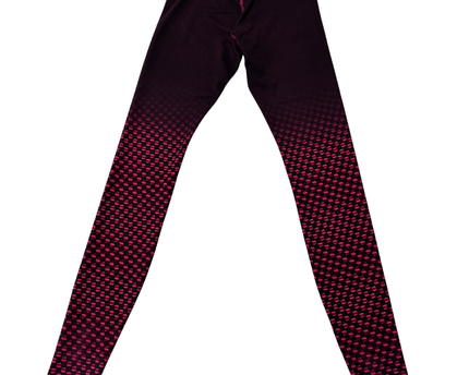 Lululemon Dark Purple/Pink Pixelated Pattern Athletic Leggings