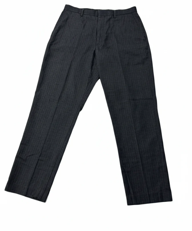 Perry Ellis America Charcoal Pinstripe Dress Pants