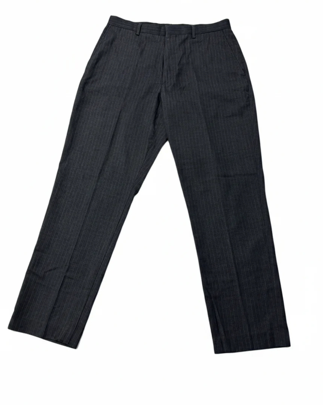 Perry Ellis America Charcoal Pinstripe Dress Pants