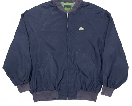 Lacoste Navy Vintage Harrington Bomber Jacket