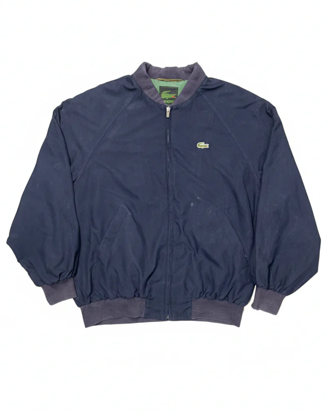 Lacoste Navy Vintage Harrington Bomber Jacket