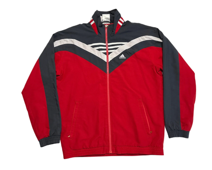 Adidas Red Striped Sports Jacket