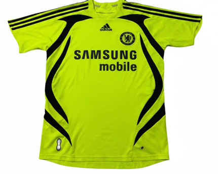 Adidas Chelsea FC 2007-08 Samsung Mobile Neon Yellow Jersey