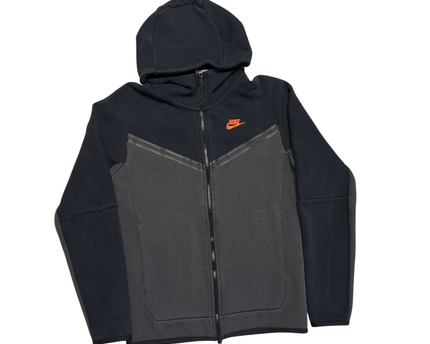 Nike Black Swoosh Colorblock Hoodie