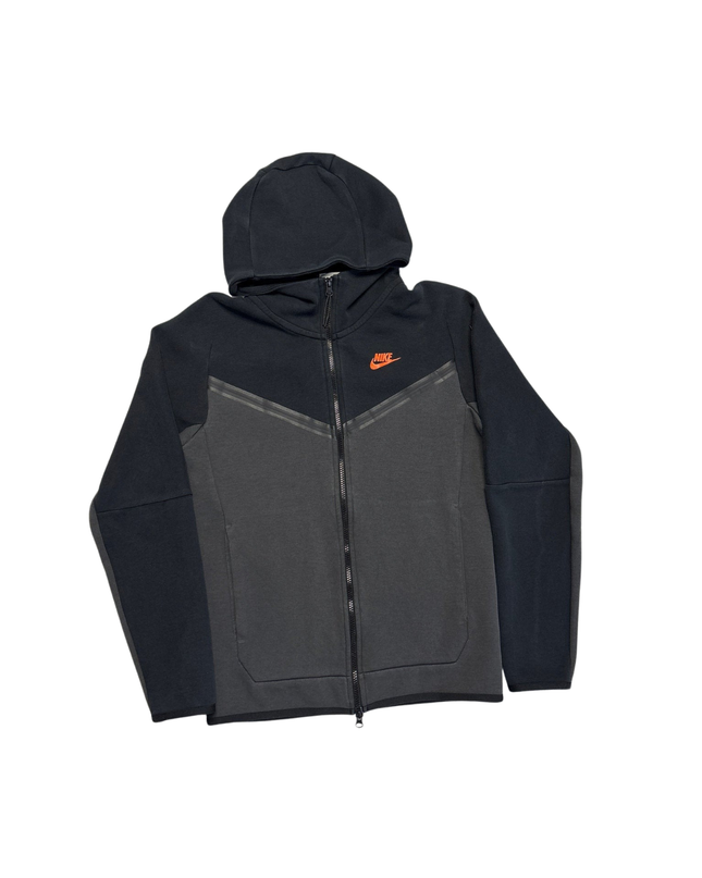 Nike Black Swoosh Colorblock Hoodie