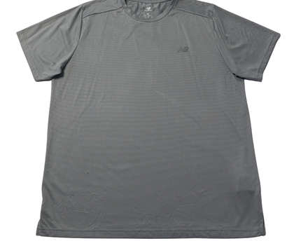New Balance Gray Logo Sports T-Shirt