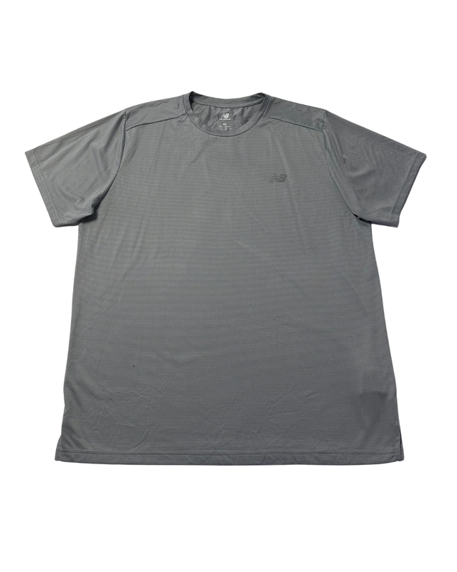 New Balance Gray Logo Sports T-Shirt