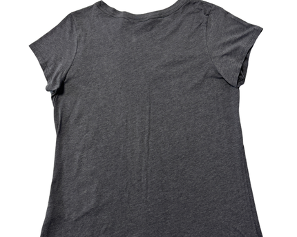 Harley Davidson Grey V-Neck Graphic Wings Tee
