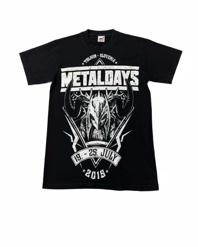 Fruit of the Loom Black MetalDays 2015 Band Tour Graphic Tee