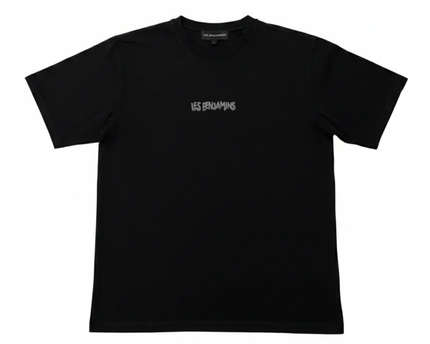 Les Benjamins Black Graphic Logo T-Shirt