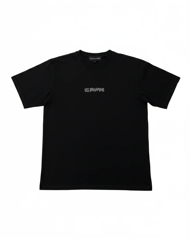 Les Benjamins Black Graphic Logo T-Shirt