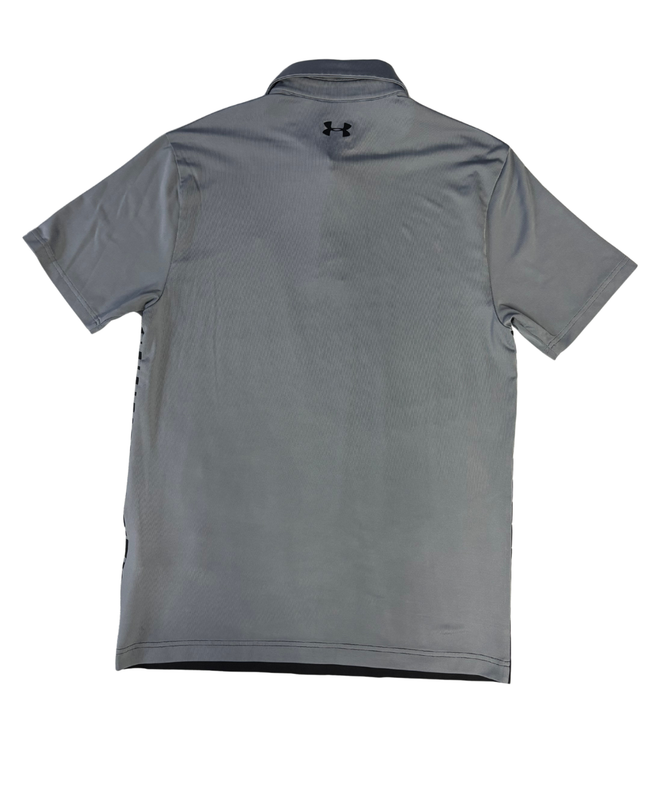 Under Armour Grey Graphic Playoff Sports Polo