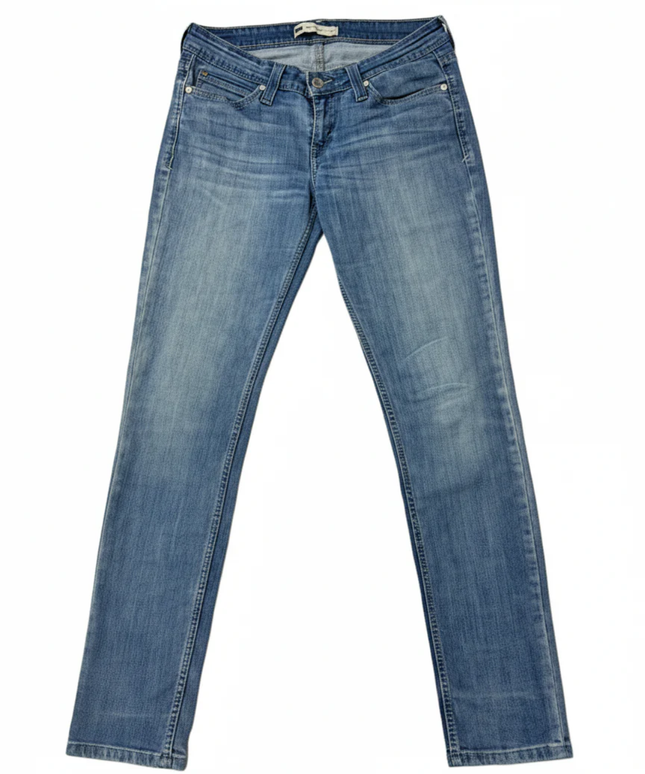 Levi's Blue Demi Curve Low Rise Skinny Jeans