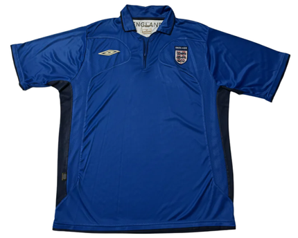 Umbro England Blue Quarter-Zip Training Jersey