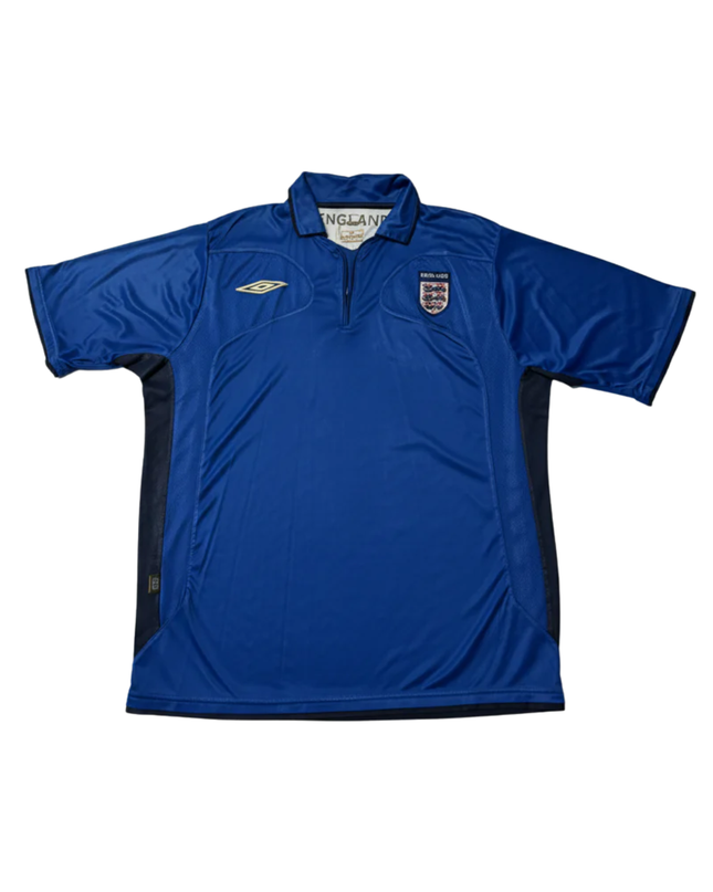 Umbro England Blue Quarter-Zip Training Jersey