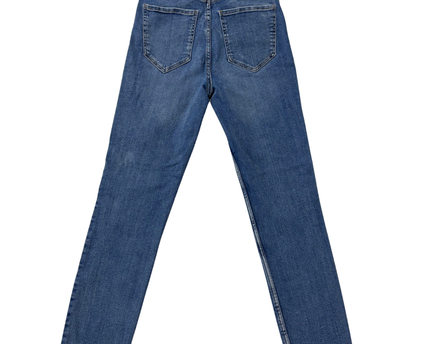 Zara Blue High-Waisted Skinny Jeans