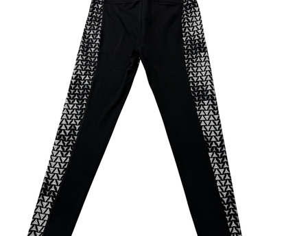 VSX Sport Victoria's Secret Black/White Geometric Print Knockout Leggings