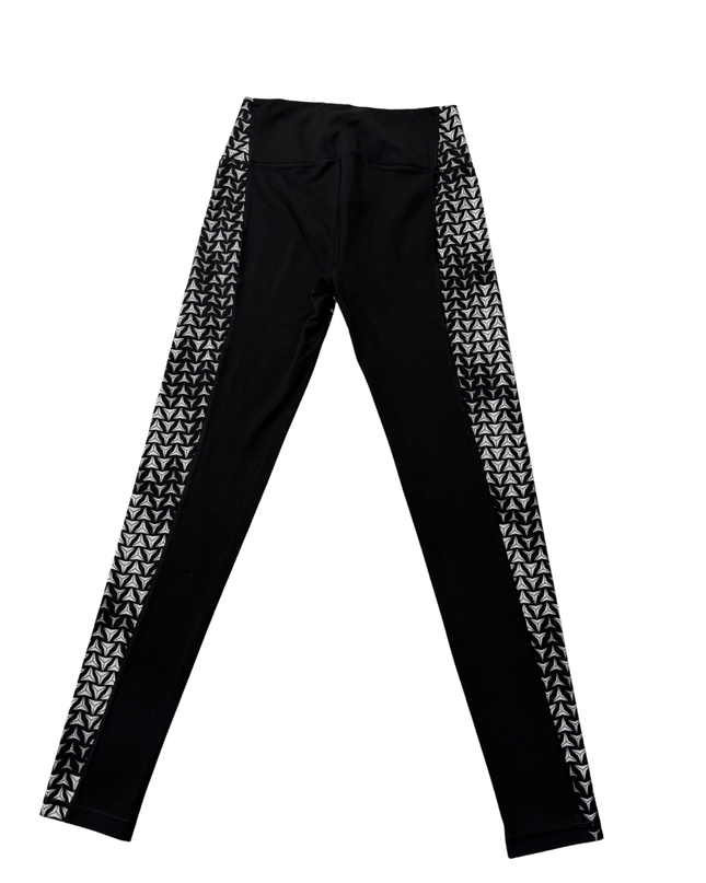 VSX Sport Victoria's Secret Black/White Geometric Print Knockout Leggings