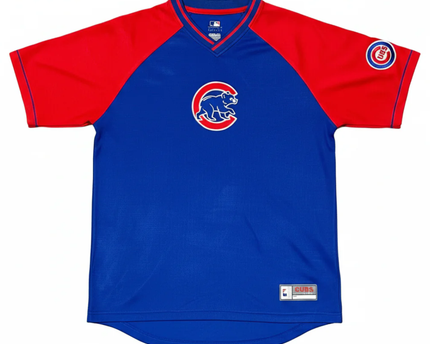 MLB Genuine Merchandise Blue/Red Chicago Cubs Baseball Jersey