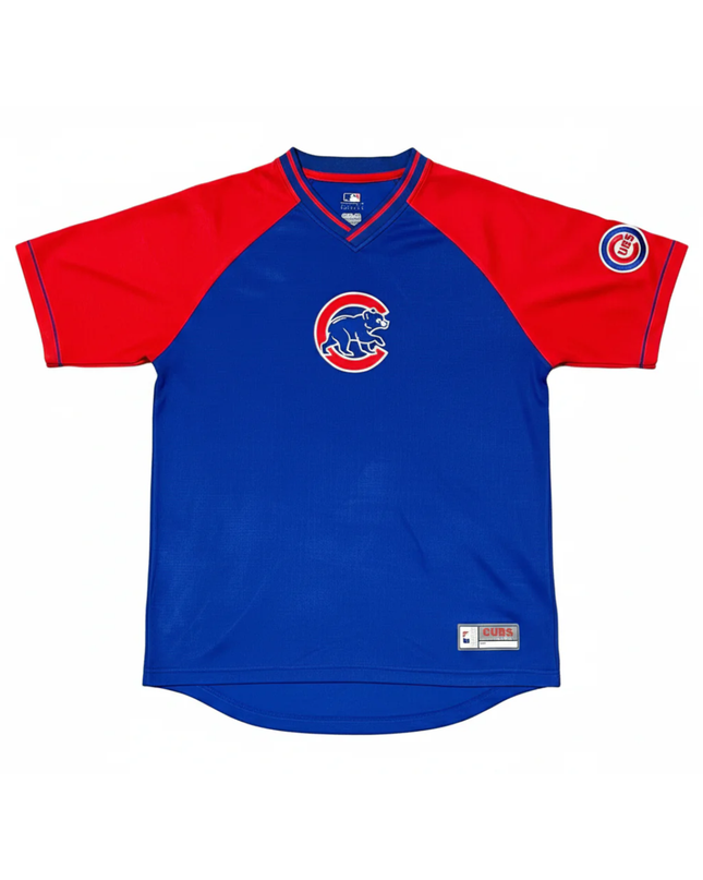 MLB Genuine Merchandise Blue/Red Chicago Cubs Baseball Jersey